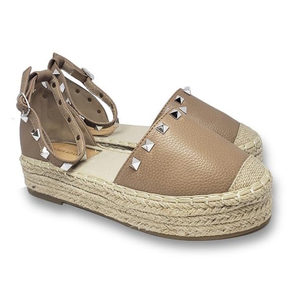 Shoes - NEW TAUPE ESPADRILLES WITH PLATFORM!